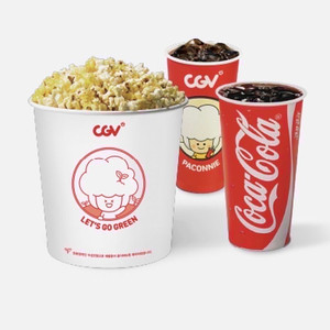 CGV 콤보50% 할인쿠폰 1,500원 (CGV콤보, 더블콤보, 라지콤보적용 가능)