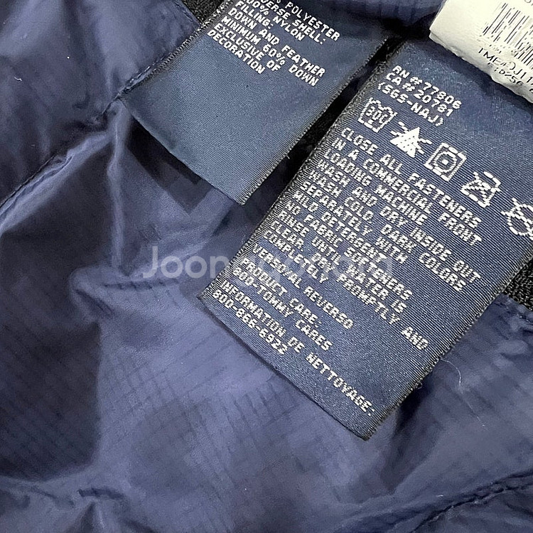 100) 타미힐피거 리버시블 양면 덕다운 패딩 점퍼 스...--4