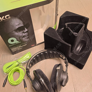 AKG Q701 퀸시 존스 시그니처 래퍼런스 클래스 프리미엄 헤드폰 - 블랙