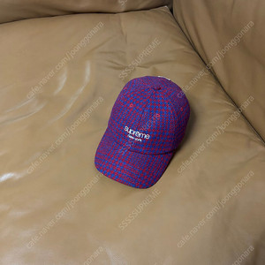 Supreme 슈프림 6패널 볼캡 모자 (Harristweed Purple)