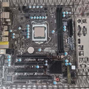 cpu i5-2500k + 애즈락 b75m 보드(이상)