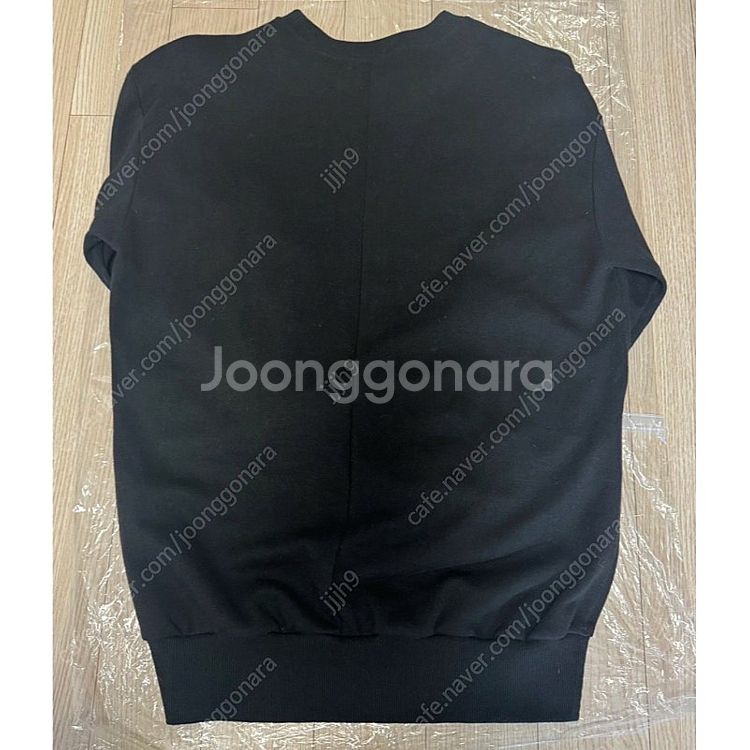 R.SHEMISTE(RSSC) 블랙 스웻셔츠--1