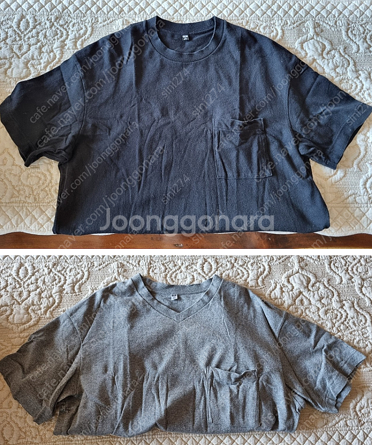 남성 XL사이즈(유니클로반팔티.청바지(36사이즈).H&M반바지. 아베크롬비(31사이즈)반바지 팝니다--0