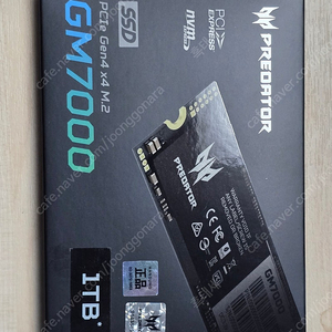 에이서 nvme ssd gm7000 1tb 미개봉 정발