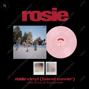 로제 rosie LP (밴드커버 핑크반)