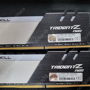 커세어 DDR4 32GB, 지스킬 DDR4 32GB