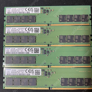 삼성 메모리 램 DDR5 PC5-4800 16G 4개 일괄 15만원에 팝니다.