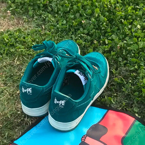 Bape sta #3 M1 green 베이프 스타 스니커즈 250 사이즈 (박스+스트링백 포함)