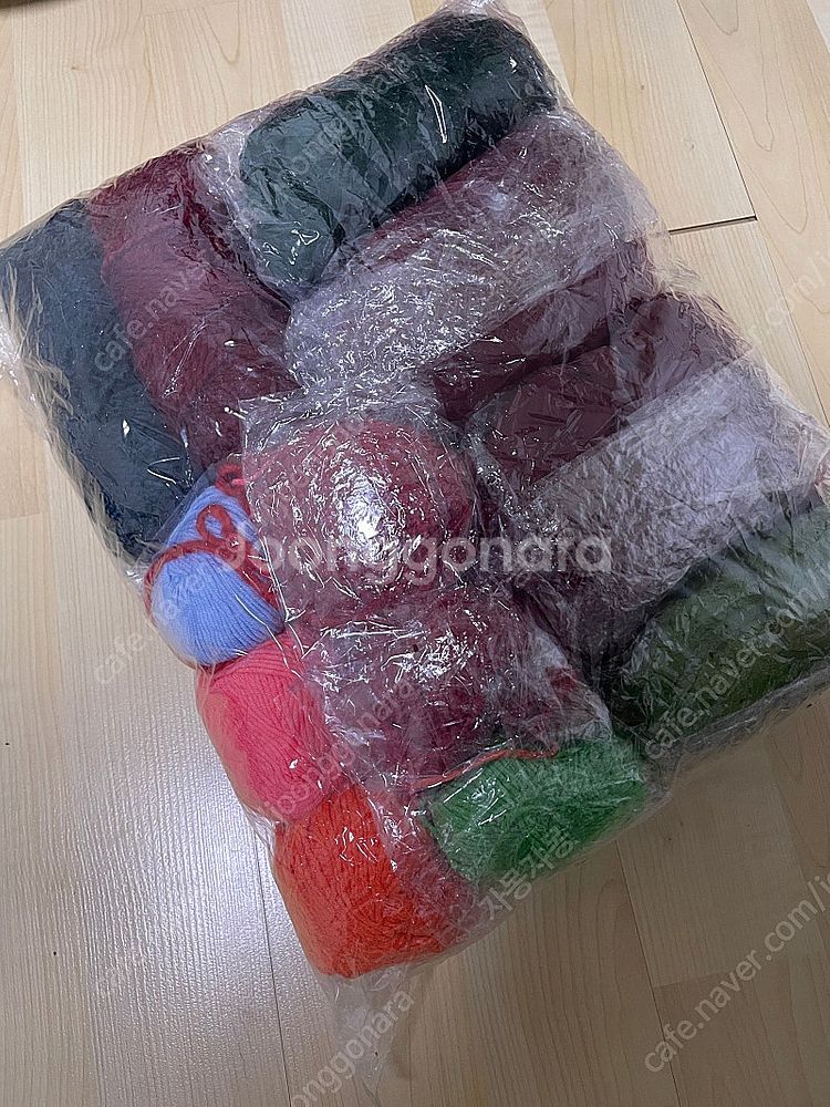 양모실,뜨개실,마크라메실,털실 25개 일괄--1