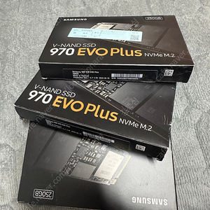 삼성 970 EVO Plus 250GB 3개 일괄 가격 새상품 정품