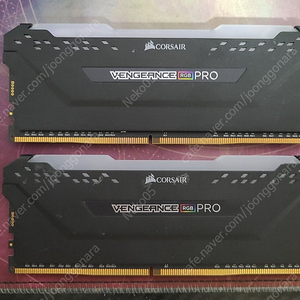 커세어 Vengeance RGB PRO DDR4, 32GB (16GB 2개), 3200MHz 판매합니다.