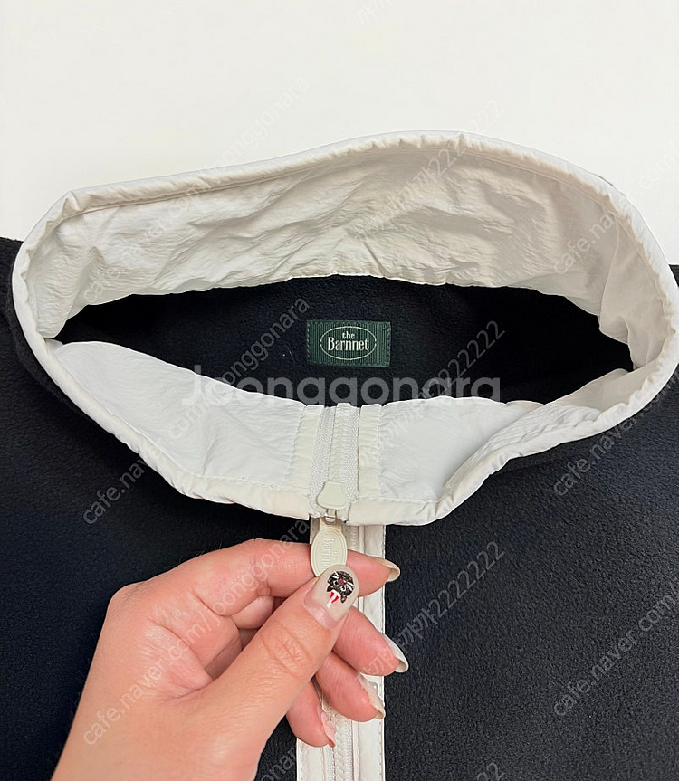 더바넷 블랙 랩랜드 플리스 하프집업 풀오버 Black Lapland Fleece Half-Zip Pullover--5