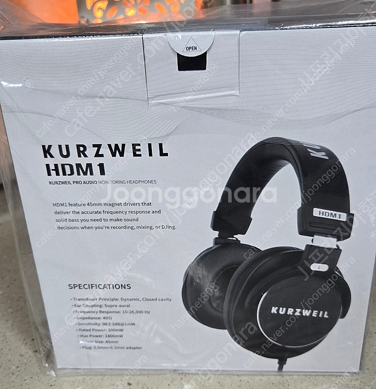 KURZWEI ,HDM1 모티터링헤드폰(미개봉,새것)--0