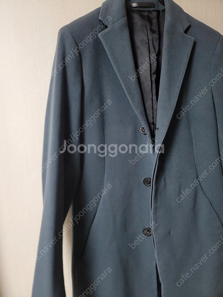 (정품) 띠어리 옴므 캐시미어코트 울코트 xs (95)--4