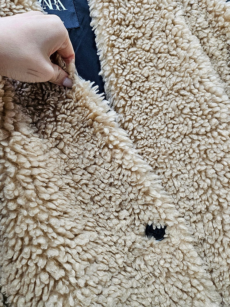 zara 자라 뽀글이 코트 20,000원--3