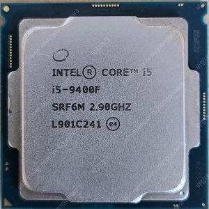 i5 9400F CPU 판매합니다.