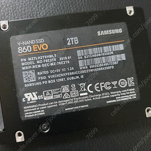 삼성 SSD 860EVO 2TB