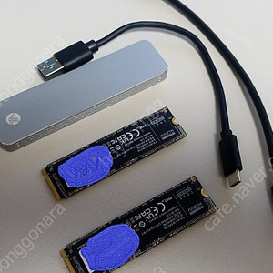 2테라 SSD 2개, 외장케이스 팝니다