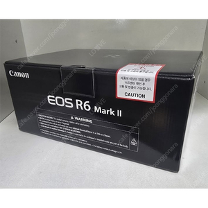 EOS R6 MARK2 + LP-E6NH (정품배터리 총2개) 미개봉 새상품 팝니다