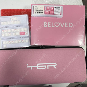 Tgr Lena Beloved 에디션 팝니다. [전기영동화이트/팜레스트/GMK beloved 풀셋]