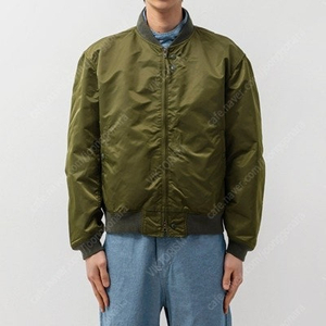 Engineered Garments 엔가 / 에비에이터 자켓 사틴 올리브 / S (100)