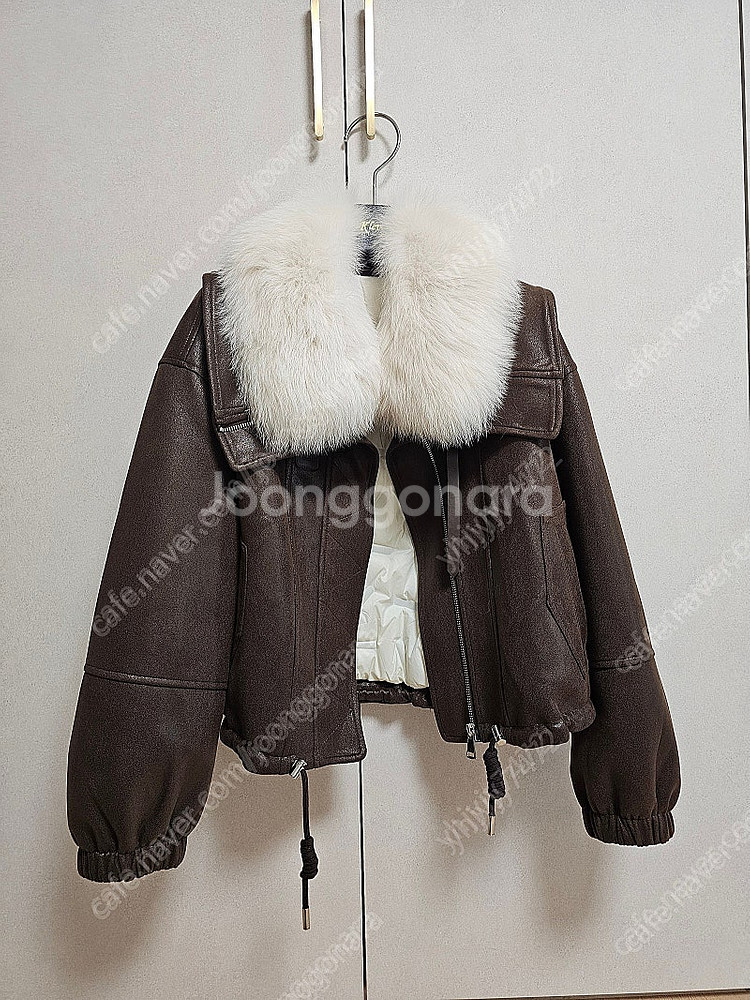 폭스퍼 누빔자켓 프리사이즈 새제품--0