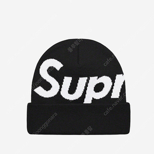 급처 가격내림)) Supreme 슈프림 빅로고 비니 블랙