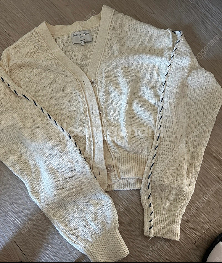 마뗑킴 스티치 가디건--0
