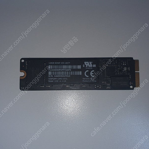 맥북프로 2013 15인치에서 추출한 애플정품 SSD 128G 팝니다.