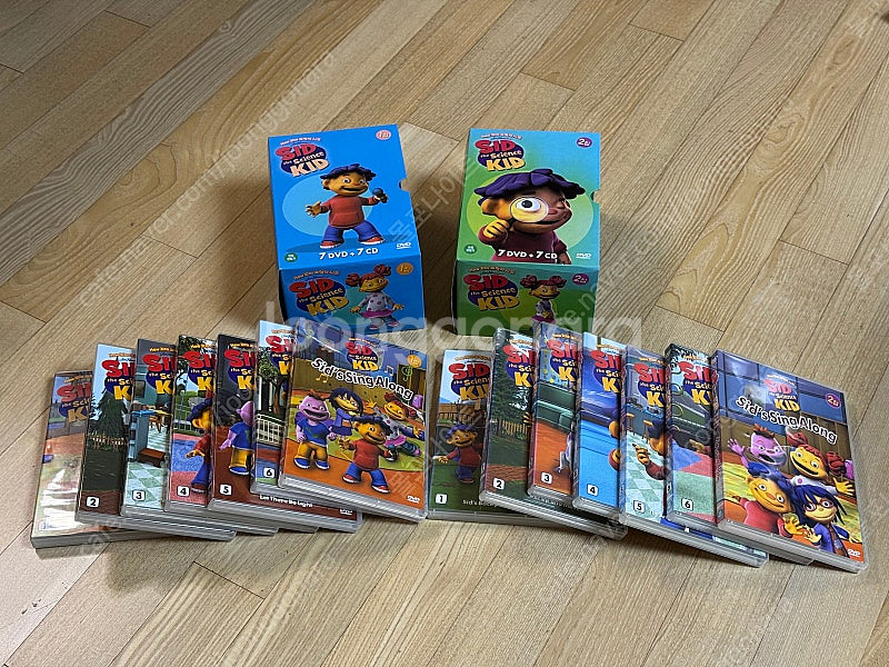 정품 영어 DVD New 꼬마 과학자 시드 1, 2집 ...--1
