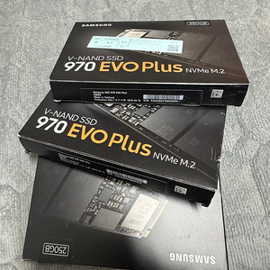 삼성 970 EVO Plus 250GB 3개 일괄 가격 인터넷 최저가 개당81,500원입니다