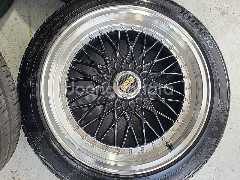 [판매]BBS 17인치 중고 캐스퍼장착 st휠타이어 팝...--2