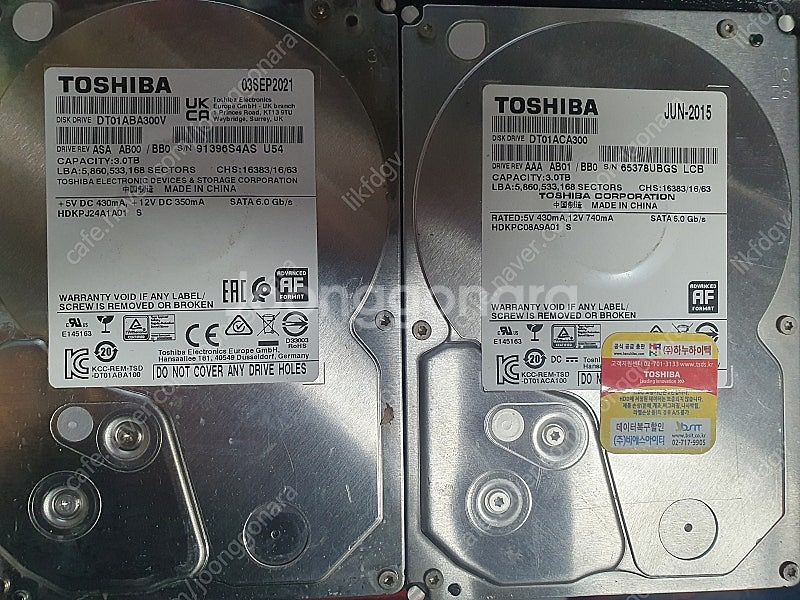 하드 3TB, 2TB, 1TB 등 각각 팝니다 3.5인...--0