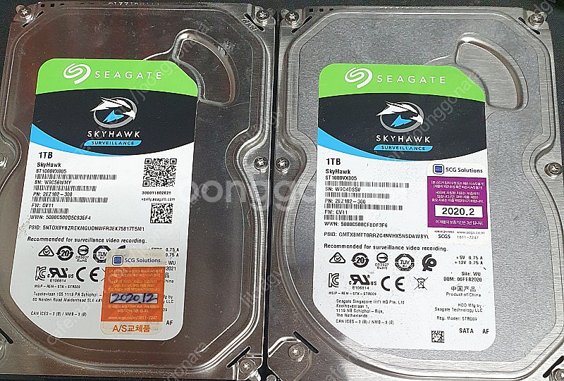 하드 3TB, 2TB, 1TB 등 각각 팝니다 3.5인...--4