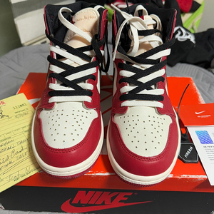 Jordan 1 Retro High OG Chicago 2022 나이키 조던1 레트로ㅠ하이 og 시카고레드 새거 착용x