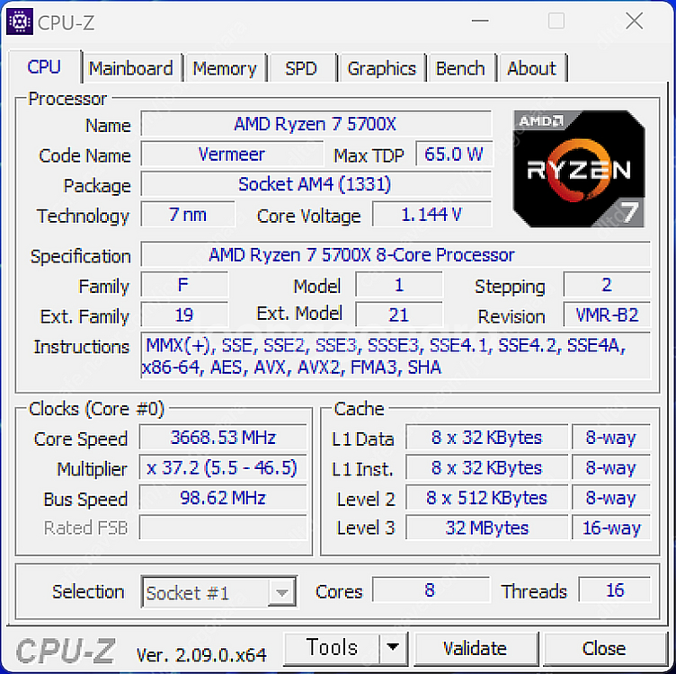 5700x b550m박격포 팀그룹 ddr4 32gb P...--1