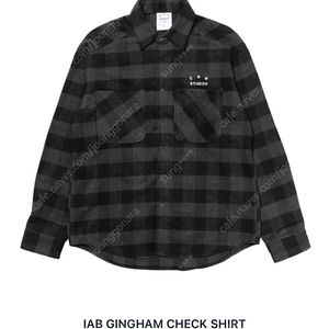 [S]아이앱 깅엄 체크셔츠 IAB GINGHAM CHECK SHIRT