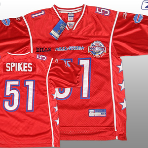 NFL 2005 Allstar Buffalo Bills 레전드 #51 Takeo Spikes On Field풋볼져지 정품Reebok 48(100-105) (무료배송)/희귀소장품