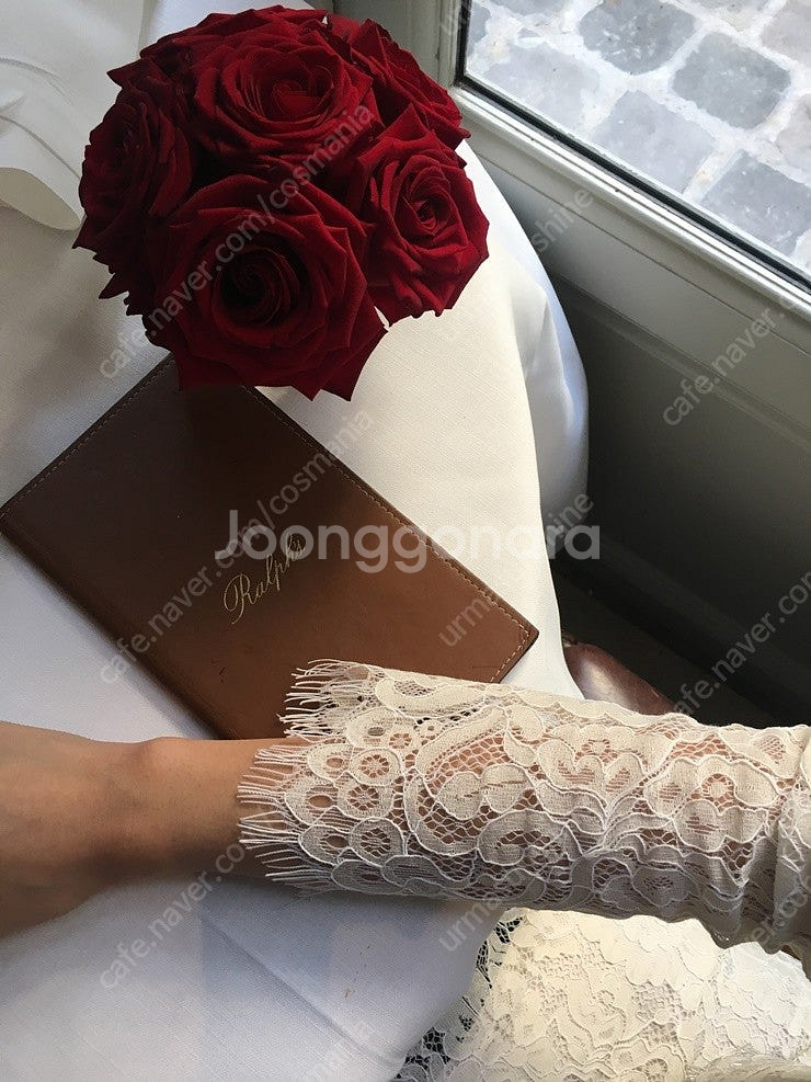 시에 레이스 블라우스 스커트 세트 투피스 셀프웨딩 드레...--9