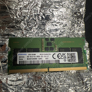 노트북용 램 삼성 DDR5 8GB SODIMM 1개