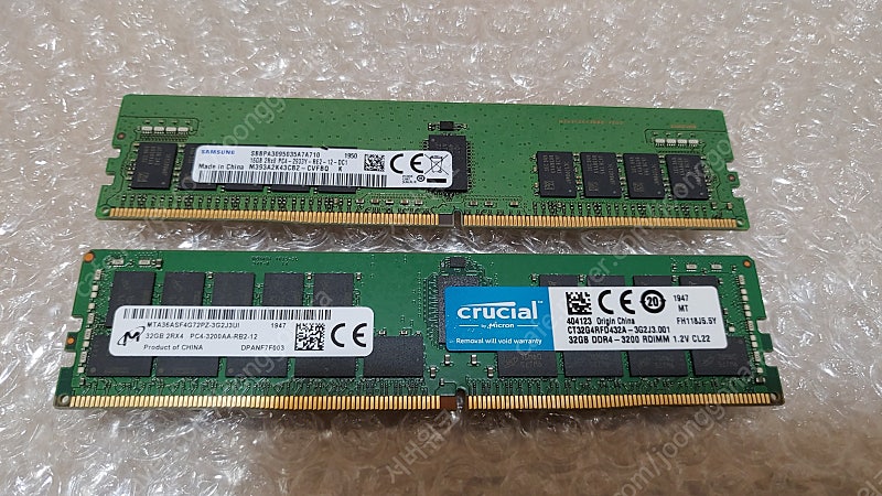 서버용 PC4 삼성,마이크론 16GB ,32GB ECC/REG 램