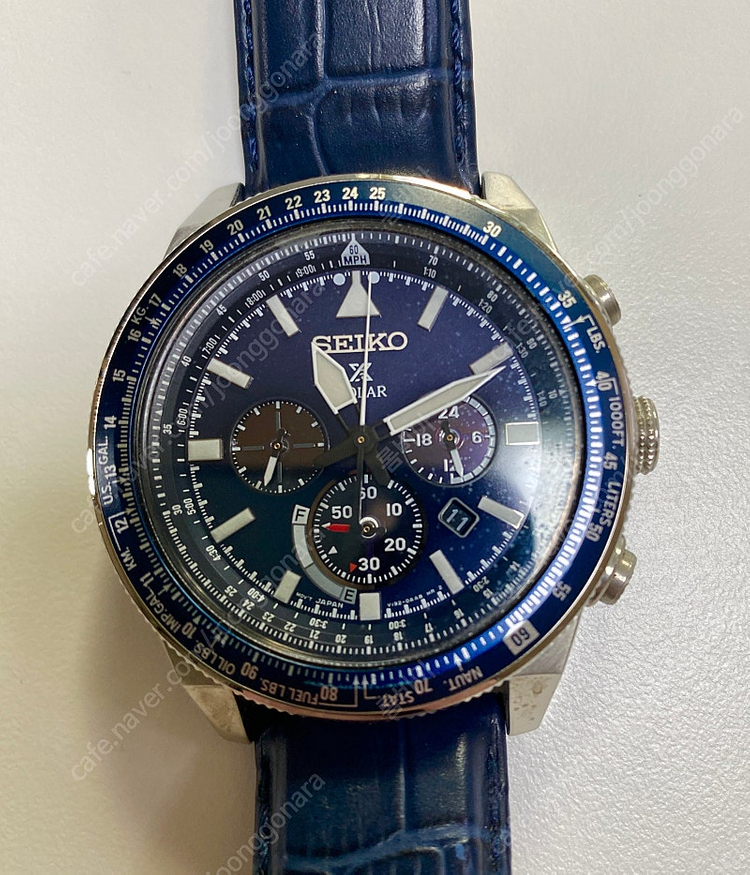 세이코 SSC609 P1 파일럿 크로노 그라프 솔라 이미지