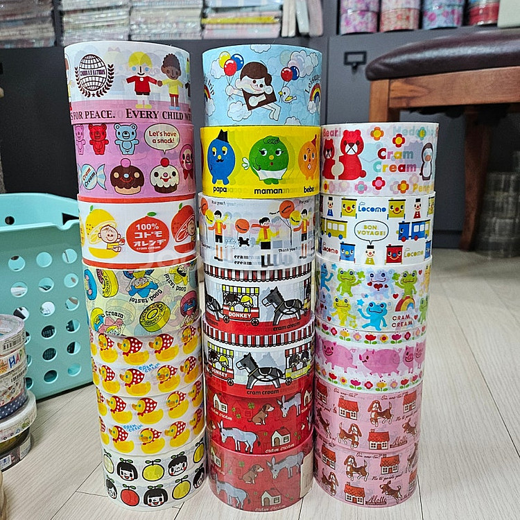 일본 크램크림 디테 박테 디자인테이프--0