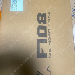 aula 독거미 f108 풀배열 키보드 저소음바다축 스카이블루 미개봉새상품