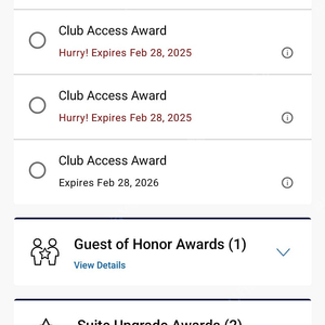 하얏트 클럽 이용권 Hyatt club access award