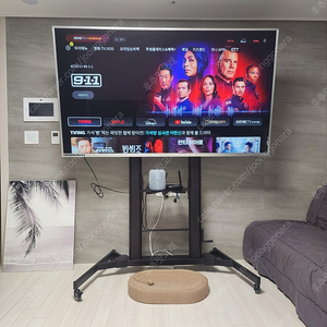 75인치 스마트티비 tv 4K UHD led tv거치대 제외가능