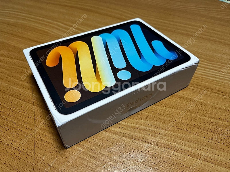 미사용 아이패드 미니 6세대 WIFI 64gb 스타라이트 색상 팝니다.--0