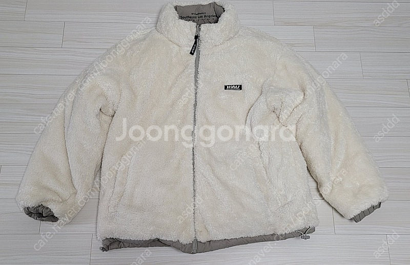 숏패딩 66 77 푸퍼 리버서블(양면) 보아털 후아유 남녀공용--2