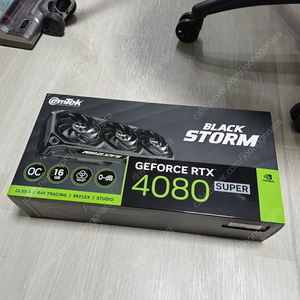 이엠텍 지포스 RTX 4080 SUPER BLACK STORM OC D6X 16GB