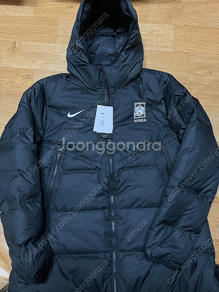 대한민국 축구대표팀 국가대표 나이키 국대 롱패딩 M,L...--0